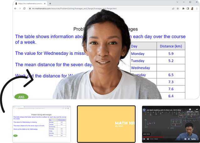 Cambia los fondos sobre la marcha para mostrar una imagen, vídeo o sitio web relevante para la clase