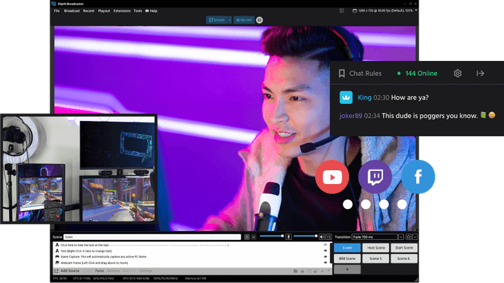 XSplit Broadcaster es el mejor software para empezar a transmitir en Twitch