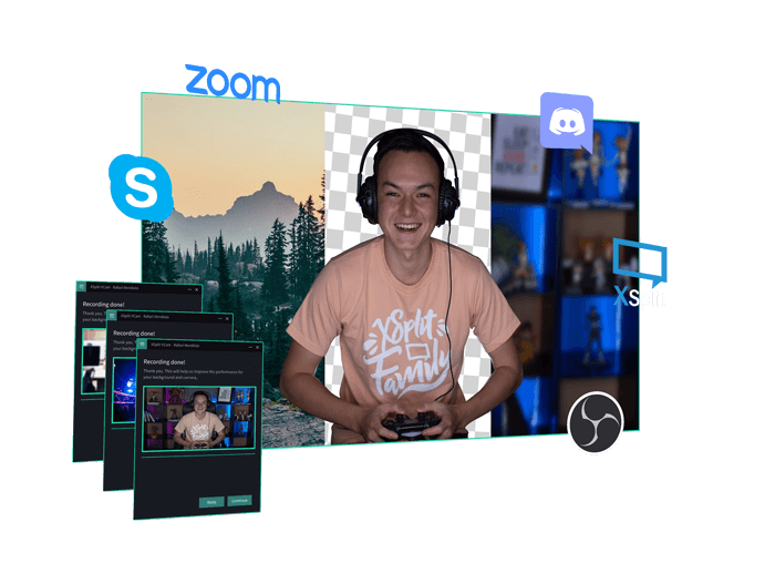 XSplit VCam - supprimez le remplacement ou le flou de votre fond de webcam pour votre facebook live