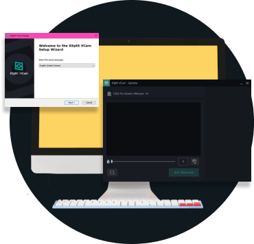 XSplit VCamをPCやMacにインストールできます