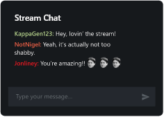 xsplit gamecaster stream chat