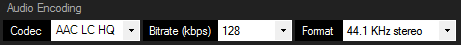Audio Encoding