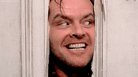A famous scene from The Shining