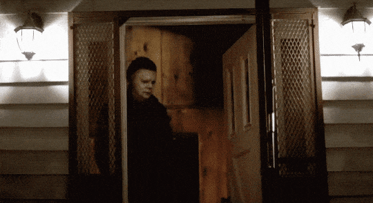 A famous scene from Halloween spooky halloween backgrounds