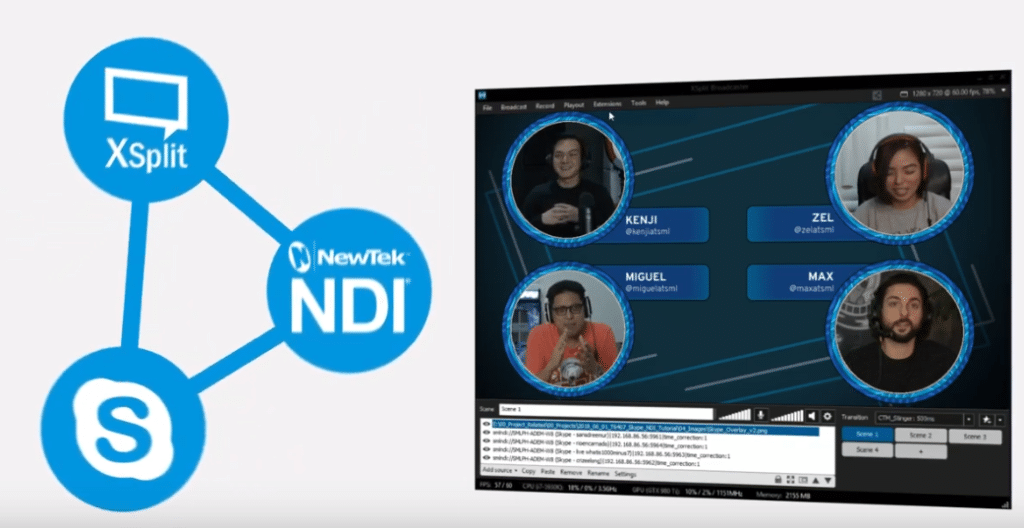 XSplit NDI support