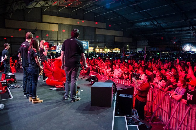 DreamHack Winter 2014 Main Stage with Crowd