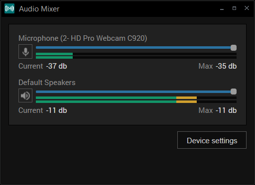 XSplit broadcaster audio mixer extension