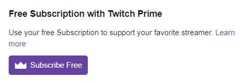 Twitch subscriptions