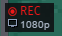 small recording icon notification