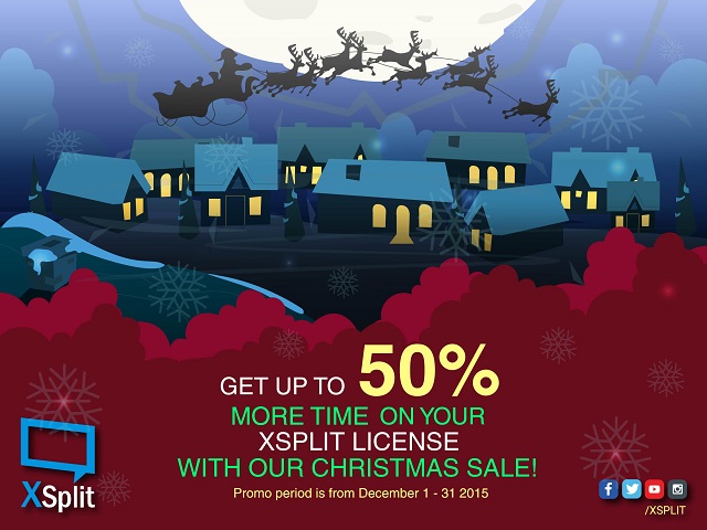 XSplit Christmas Sale