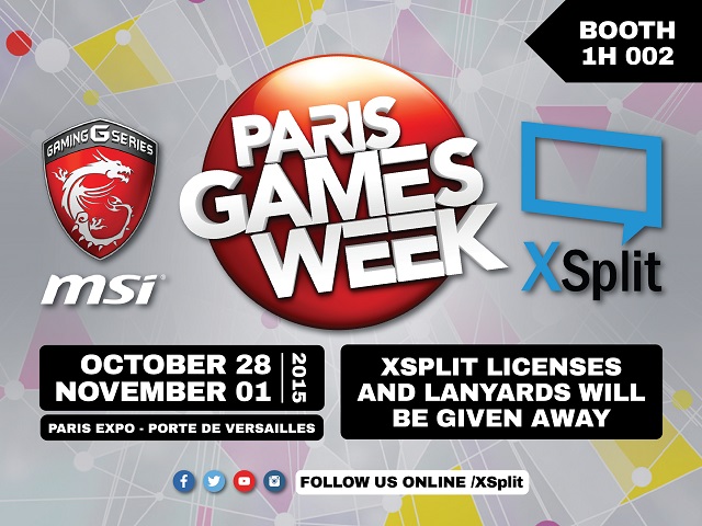 xsplit at paris games week