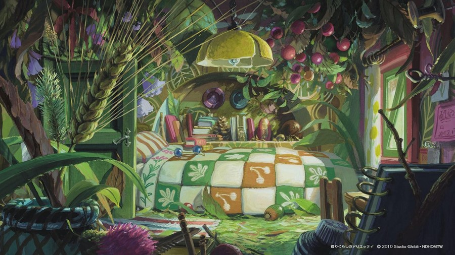 A studio ghibli scene as a free webcam backgrounds