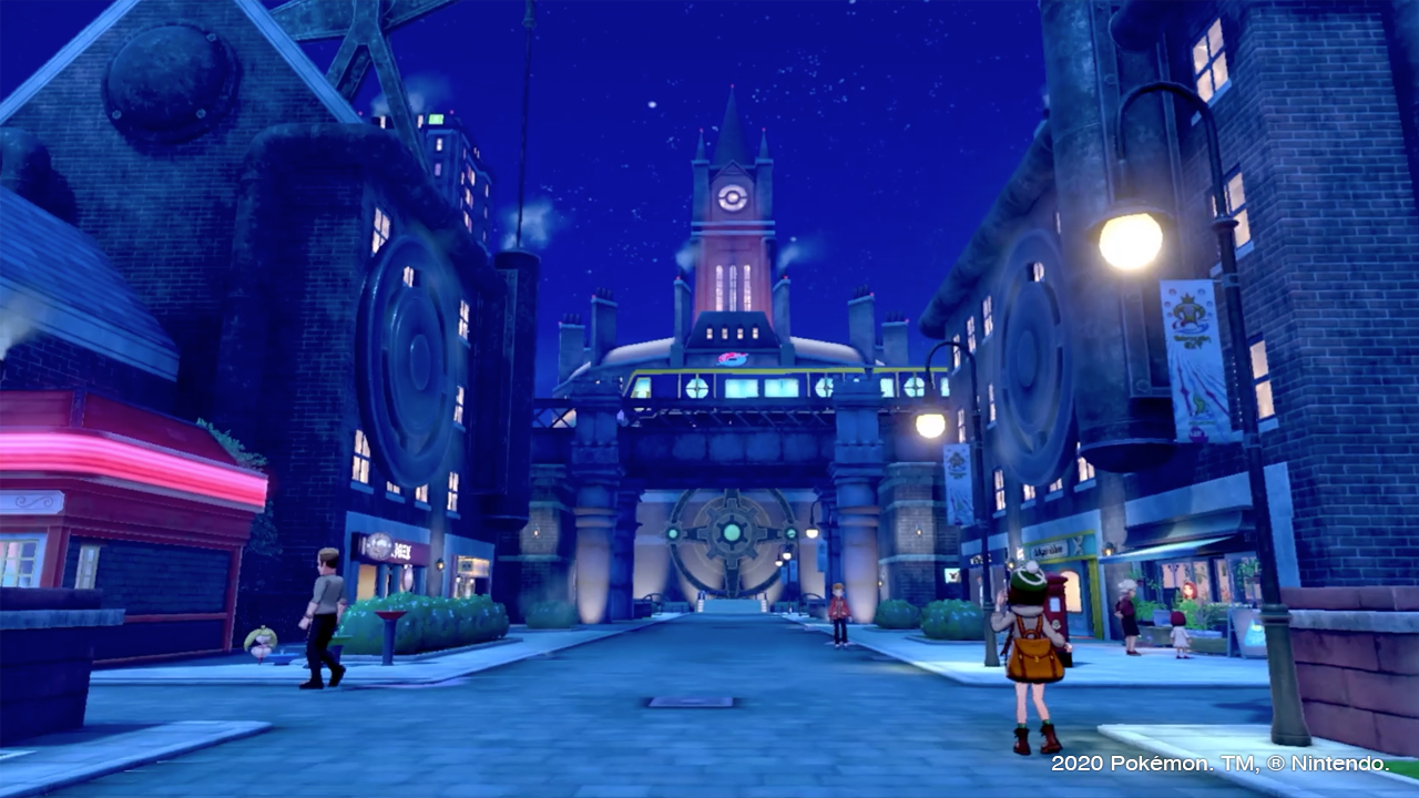 A city from Pokemon Y as a free webcam backgrounds