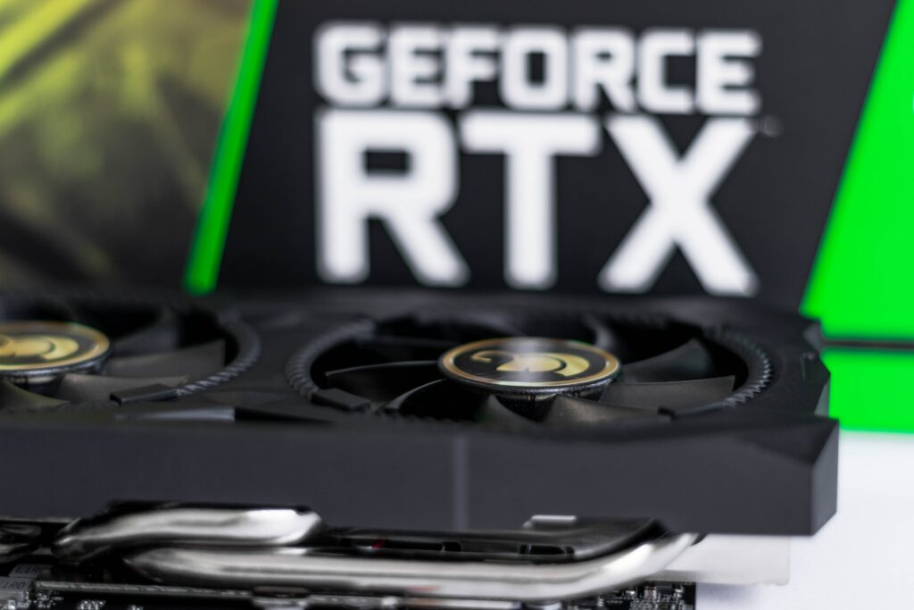 A Geforce RTX 2080 graphics card which you could get as part of a cheap live streaming PC build.
