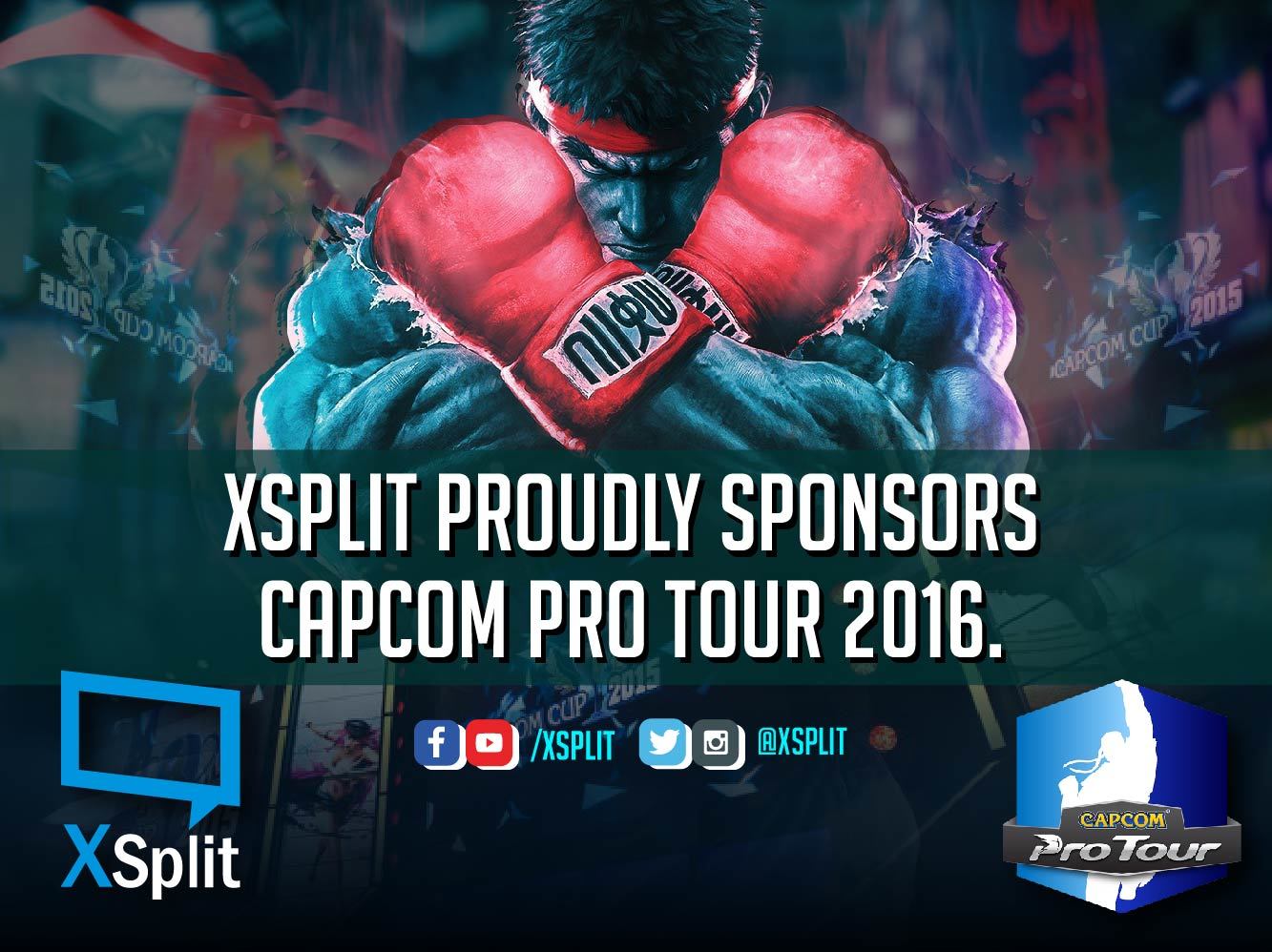 XSplit Proudly Sponsors Capcom Pro Tour 2016