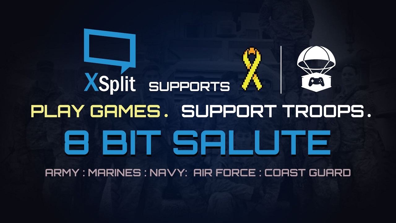 XSplit supports 8BitSalute