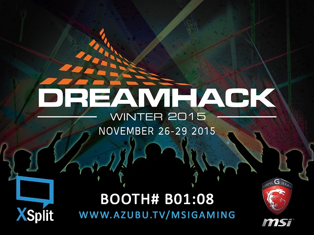 XSplit at DreamHack Winter 2015 